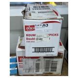 Disco brown toothpicks double point 1 full & 3/4 f