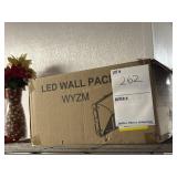 LED wall pack light with extra parts