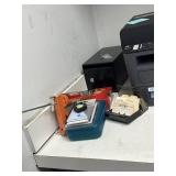 Locking metal in counter drop box with key