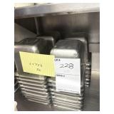 36x$ - SS steam table inserts 6" x 7"