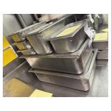 7x$ - Assorted size SS steam table inserts with li