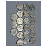 Twenty-One US Eisenhower Dollars: (5) Bicentennial