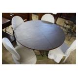 Contemporary Dining table with 4 chairs in matte
