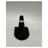 14kt Engagement and Wedding Ring Set size 5.5 - 3.