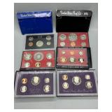Six US Proof Sets: 1971, 1974, 1979, 1982, 1986, M