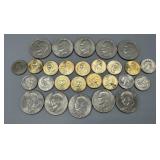 Twenty Seven US $1 Coins: (6) 1979 Susan B. Anthon