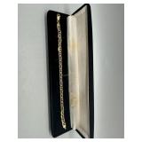 14kt Link Bracelet 8" - 12.7 gtw