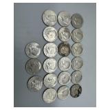 Twenty-One Kennedy Half Dollars: (6) Bicentennial,