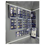Six Consecutive US Mint Proof Sets with State Quar
