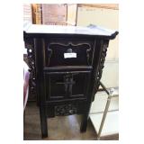 Chinese black contemporary side table with