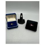 Three 10kt Rings - 5.4 gtw