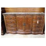 Michael Amini by AICO marbletop 3-pc dresser set