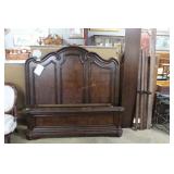 Queen high back headboard/footboard and side rails