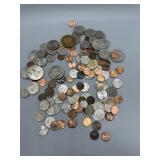 Bag of Pocket Change incl Eisenhower dollar, Playb