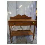 Rectangular Single Drawer occasional table with sp