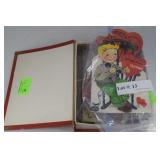 Assorted Vintage Valentines in candy box