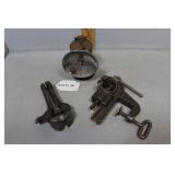 Hand Vise, Small Clamp, and Miner
