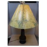 Cloisonee Table lamp with Atlas shade - 30" H