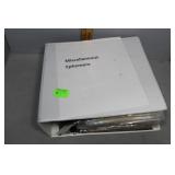 3" Binder Packed with Ephemera: vintage trick or t