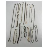 15+ Pocket Watch and Necklace Chains