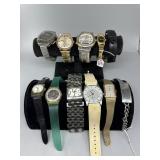 Eleven Assorted Watches: Swatch, Criterion, Eikon,