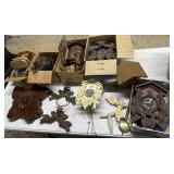 Large assortment of "project" Cuckoo Clocks about