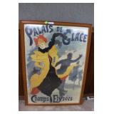 Palais de Glace Champ Eliysees framed show poster