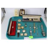 Watches, pocket, wrist watches, Bulova, Winston,