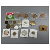 US Navy Honorable Discharge pin & Foreign/Commemor