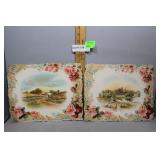 Victorian farm sceneï¿½s place mats, (2), the