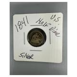 1841 US Half Dime