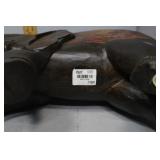 Elephant family, carved solid wood, hand painted,