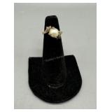 10kt pearl-like ring size 5 - 3.72 gtw
