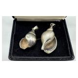 Two Sterling Seashell pendants - 26.9 gtw