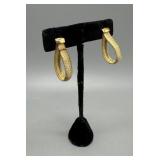 14kt Hoop earrings - 6.54 gtw