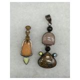 Two Mexico sterling pendants - 34.2 gtw