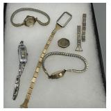 Three watches (Bulova serial# V260260, Gruen, & Bu