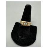 14kt yellow gold Men's Diamond ring size 9 - 11.0