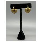 14kt yellow gold earrings - 7.95 gtw