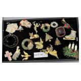 Large festive costume grouping incl enamel skate