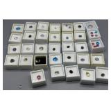 41 assorted gemstones incl Rhodolite garnet, pink