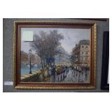 Persian street art framed - 23" x 20"