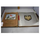 Two German trading card albums