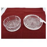 Waterford  Ashtray & Waterford Champagne Coaster