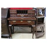 Thomasville solid cherry writing desk - 35" x 19"