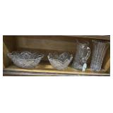 Four pcs Brilliant cut crystal