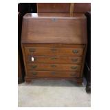 Maddux? Cherry slant front desk with fitted interi