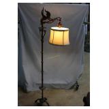 Bridge lamp art metal with winged phoenix bridge