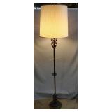 Copper finished floor lamp