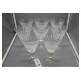 Eight Waterford Wine glasses